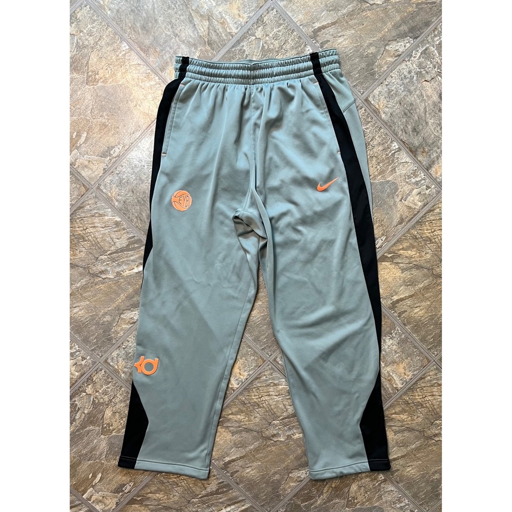 Nike KD EYBL Basketball Pants Mens XL Gray Black Therma-FIT 596293-302